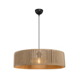Lustra de tavan cu o singura sursa de lumina Tebaha, Maro - Natural, D55x20 cm - Natur