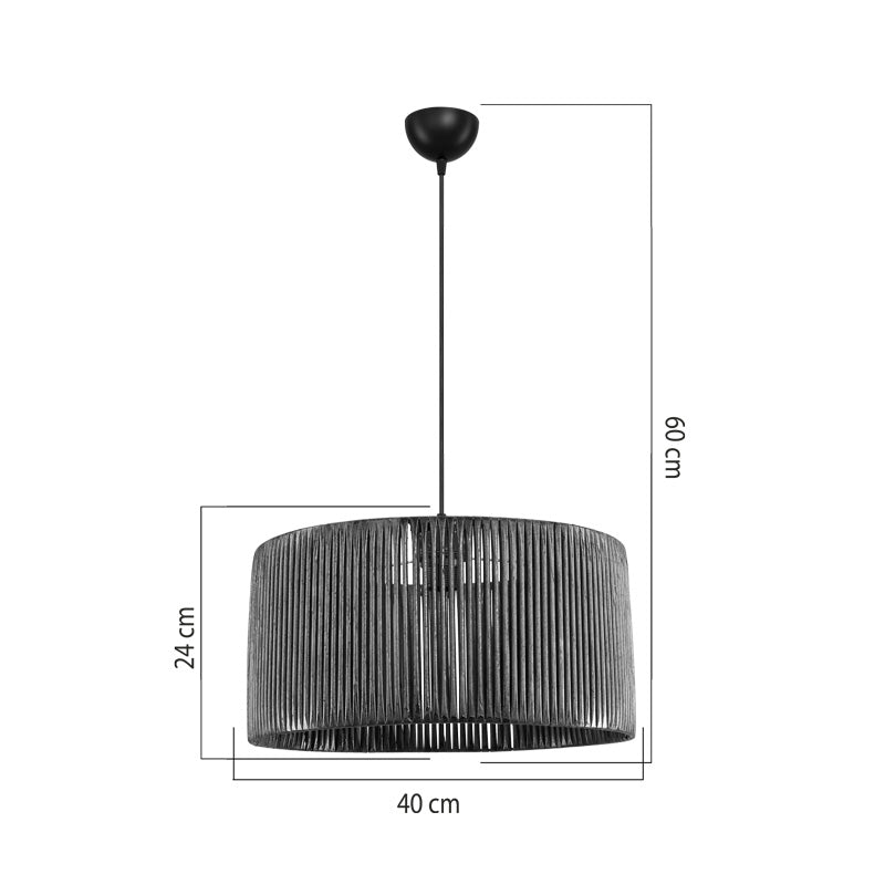 Lampa Lambu, Maro - Natural, 40x40x20 cm - Maro