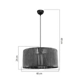 Lampa Lambu, Maro - Natural, 40x40x20 cm - Maro