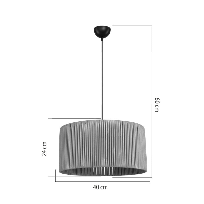 Lampa Lambu, Maro - Natural, 40x40x20 cm - Natur