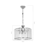 Lampa Lavina I, Auriu, 27x27x21 cm