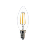 Lampa LED C35 Bec 3000K, Transparent, 10 cm
