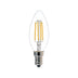 Lampa LED C35 Bec 3000K, Transparent, 10 cm