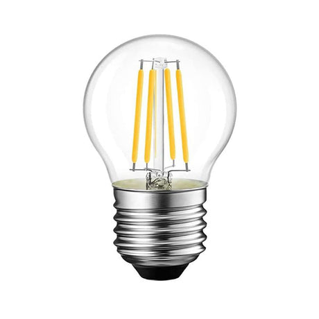 Lampa LED G45 Bec 3000K, Transparent, 5x5x15 cm
