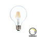Lampa LED G80 Bec dimmabil, Transparent, 8x8x12 cm