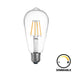 Lampa LED ST64 Bec dimmabil, Transparent, 7x7x15 cm