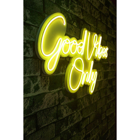 Lampa Neon Good Vibes Only 2, 37x62 cm