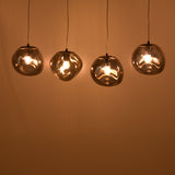 Lampa Vidro, Auriu, 60x15x80 cm