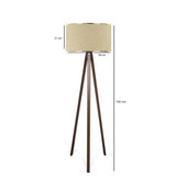 Lampadar Ayde, 21x38x140 cm - Bej