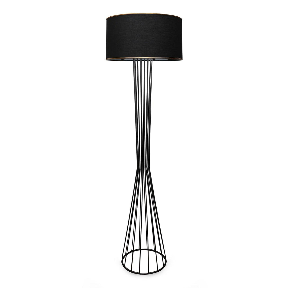 Lampadar Aydin, 38x21x155 cm - Negru