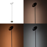 Lampadar Rita, metal si LED, D25x160 cm - Negru
