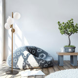 Lampadar Luxer, Auriu, 15x15x130 cm