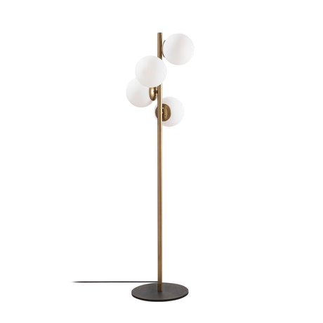 Lampadar Luxer, Auriu, 15x15x130 cm