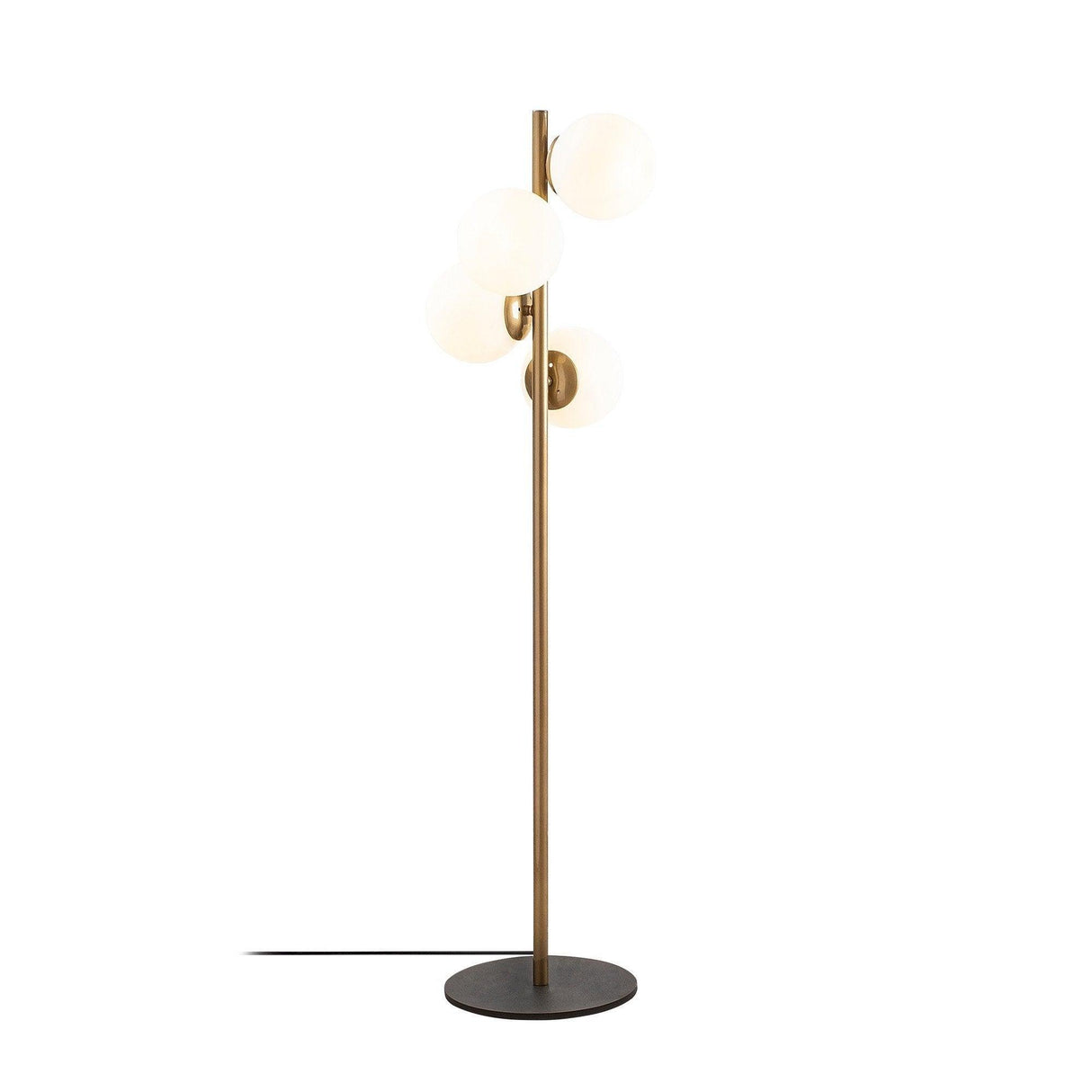 Lampadar Luxer, Auriu, 15x15x130 cm