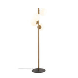 Lampadar Luxer, Auriu, 15x15x130 cm