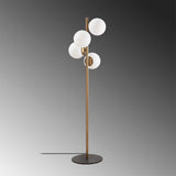 Lampadar Luxer, Auriu, 15x15x130 cm