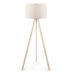 Lampadar PWL-1060, MDF si textil, D38x140 cm - 202-000007