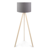 Lampadar PWL-1060, MDF si textil, D38x140 cm - Lampadar PWL-1060, MDF si textil, D38x140 cm - 202-000008
