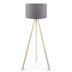 Lampadar PWL-1060, MDF si textil, D38x140 cm - 202-000008