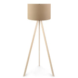 Lampadar PWL-1060, MDF si textil, D38x140 cm - Lampadar PWL-1060, MDF si textil, D38x140 cm