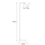 Lampadar Solaal, Negru, 17x17x120 cm