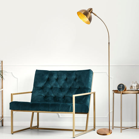 Lampadar Varzan, Vintage, 21x21x162 cm