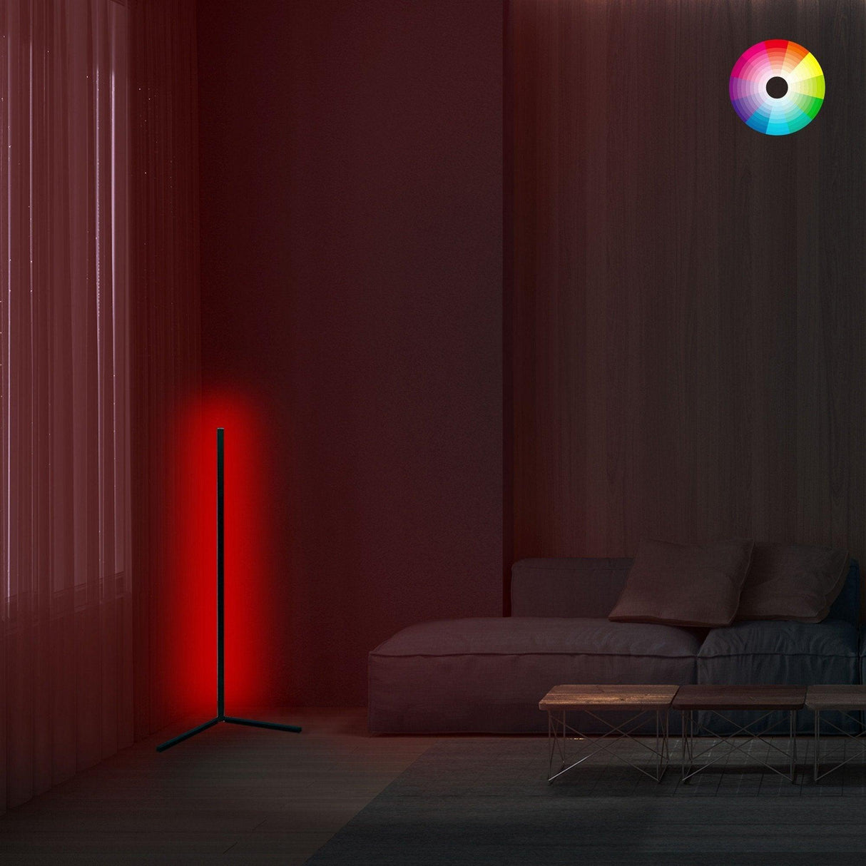 Lampadar Volta, Multicolor, 30 cm