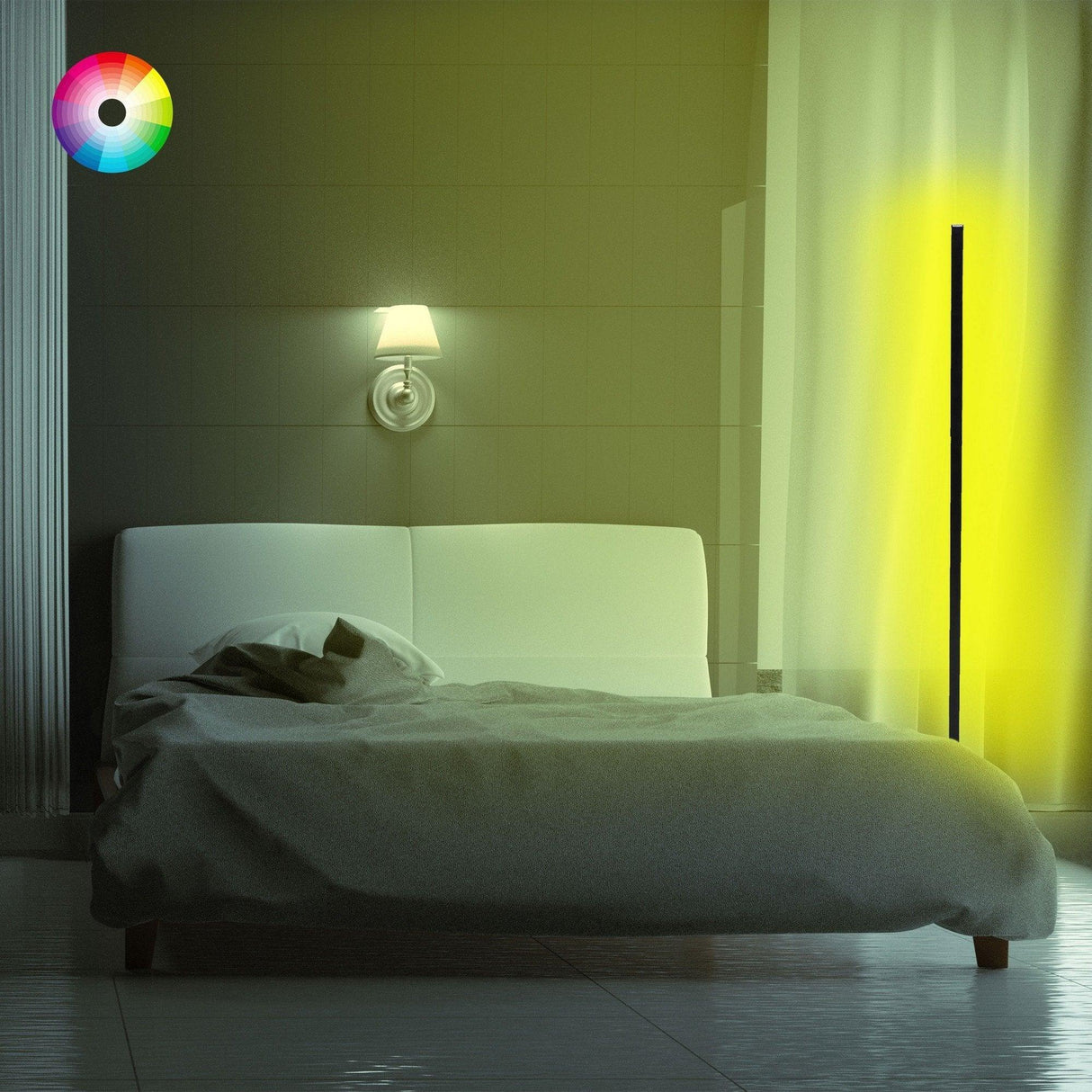 Lampadar Volta, Multicolor, 30 cm