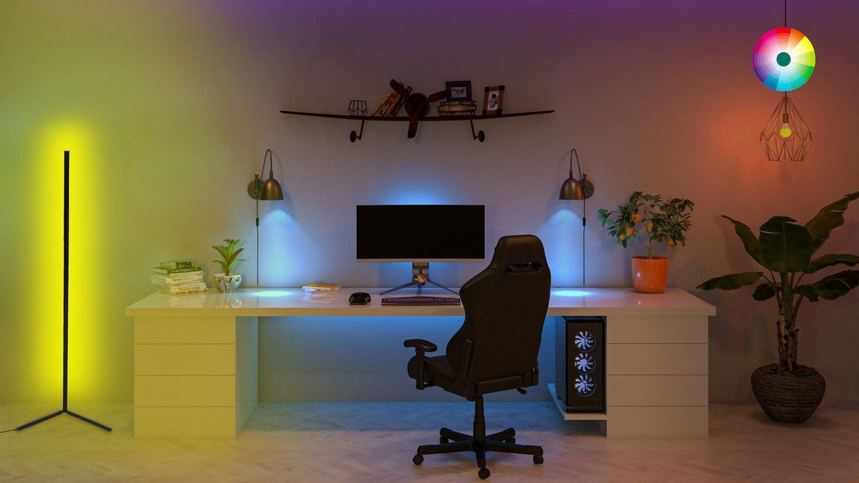 Lampadar Volta, Multicolor, 30 cm