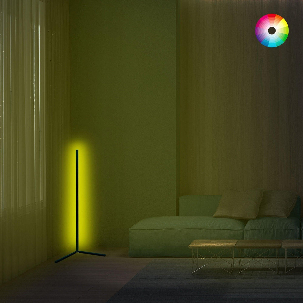 Lampadar Volta, Multicolor, 30 cm