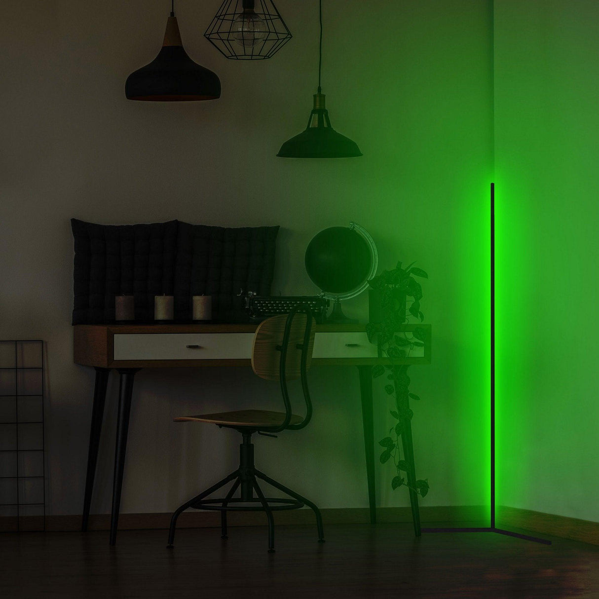 Lampadar Volta, Verde, 30 cm