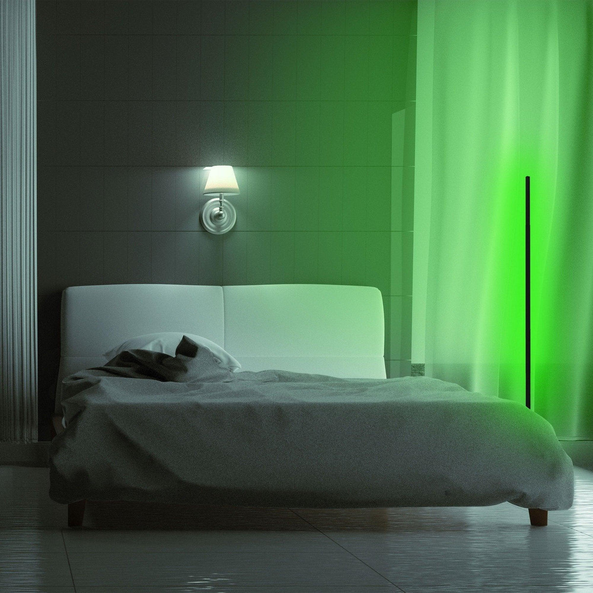 Lampadar Volta, Verde, 30 cm