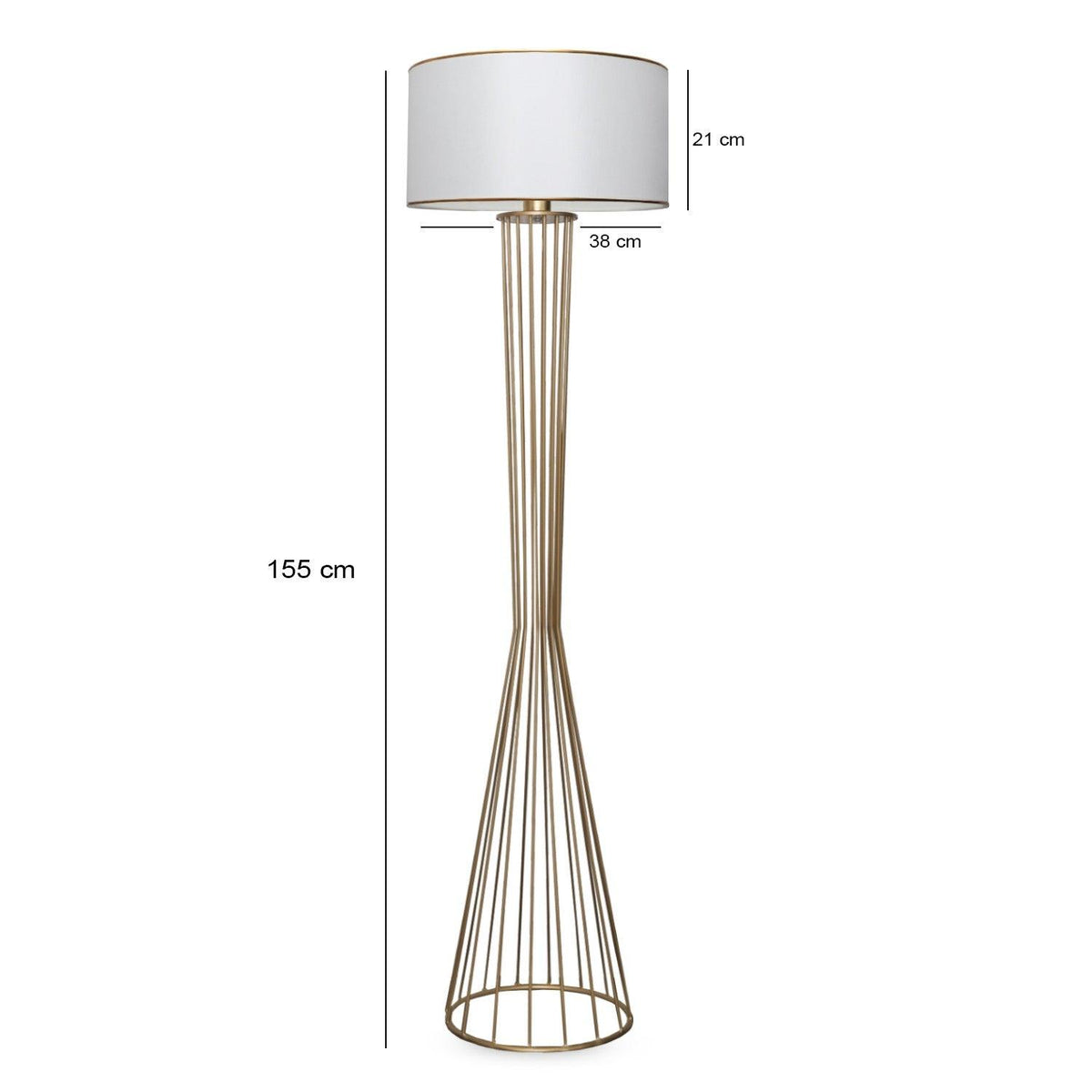 Lampadar Zola, Alb