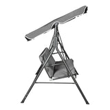 Balansoar Globo, Metal si tesatura, 170x110x153 cm - Antracit