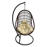 Cuib de leagan Cungo, Metal si ratan PE, 125x105x195 cm - Cuib de leagan Cungo, Metal si ratan PE, 125x105x195 cm