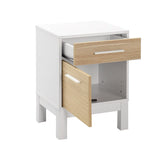 Noptiera KMD-1411-MB-1 Home Collection® London, 2 sertare, Alb, 45x60x40 cm