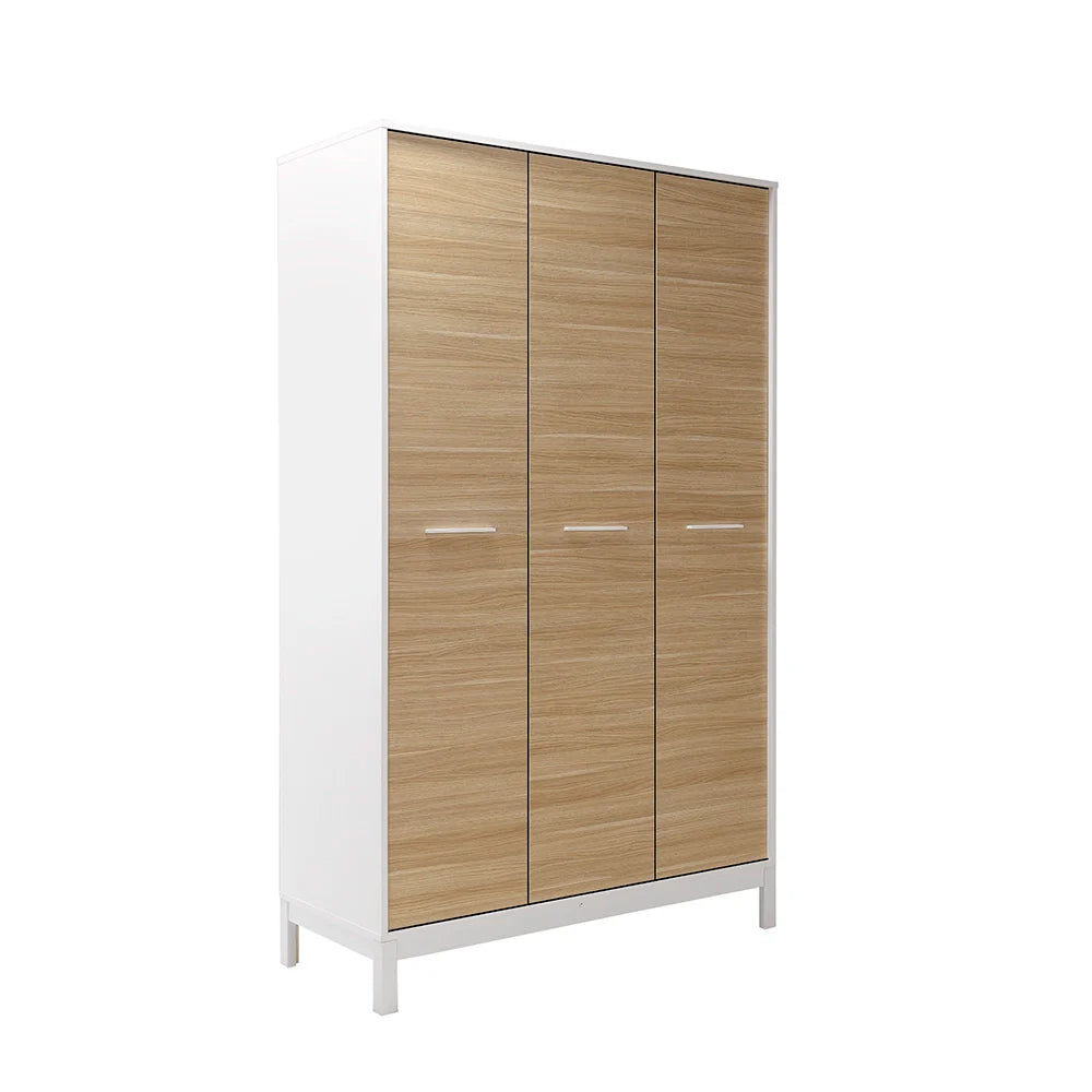 Dulap Haine GRD-1430-MB-3 Home Collection® London, 3 usi, Alb - Stejar, 120x202x52 cm
