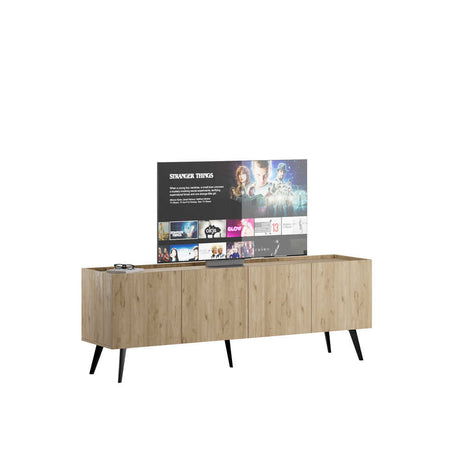 Comoda TV TVC-740-FF-1 Home Collection® Luna, Stejar, 180x63x42 cm