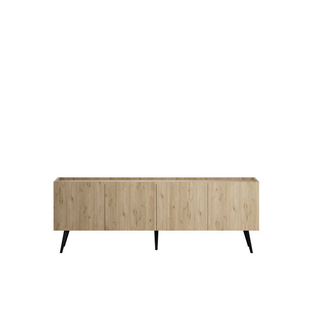 Comoda TV TVC-740-FF-1 Home Collection® Luna, Stejar, 180x63x42 cm