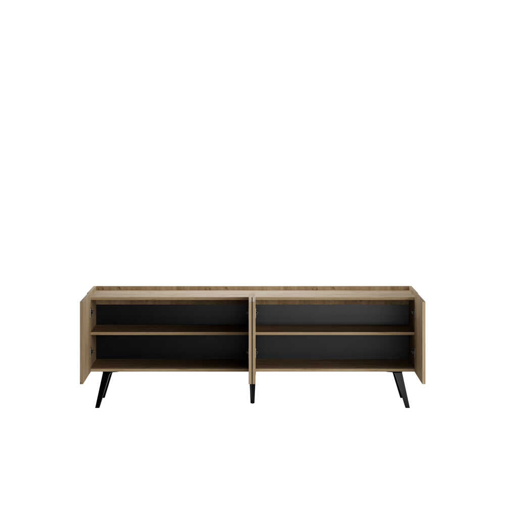 Comoda TV TVC-740-FF-1 Home Collection® Luna, Stejar, 180x63x42 cm