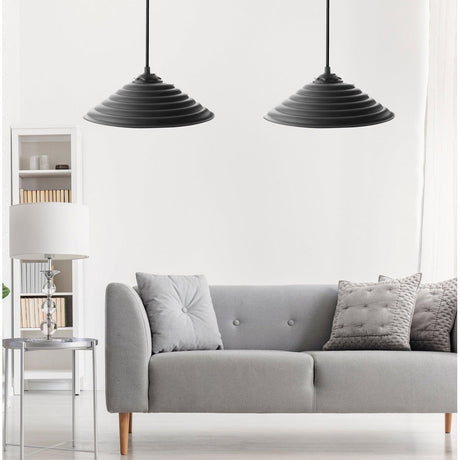 Lustra 204 Chandelier, Negru, 25x25x50 cm
