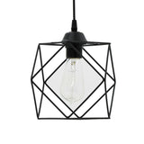Lustra Alama, negru, 20x20x74 cm