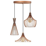 Lustra Amelier, Cupru, 55x55x113 cm