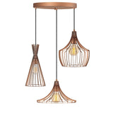 Lustra Amelier, Cupru, 55x55x113 cm
