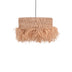 Lustra Annhele din fibre eco, Natural, 50x50x35 cm