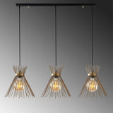 Lustra Arklight 03, Negru, 34x34x129 cm