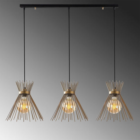 Lustra Arklight 03, Negru, 34x34x129 cm