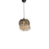 Lustra Bowler din rachita, Natural, D31x69 cm
