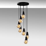 Lustra Candelabra, Negru, 50x50x104 cm