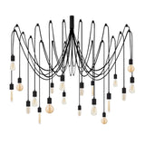 Lustra Candelabrix, Negru, 16x16x102 cm